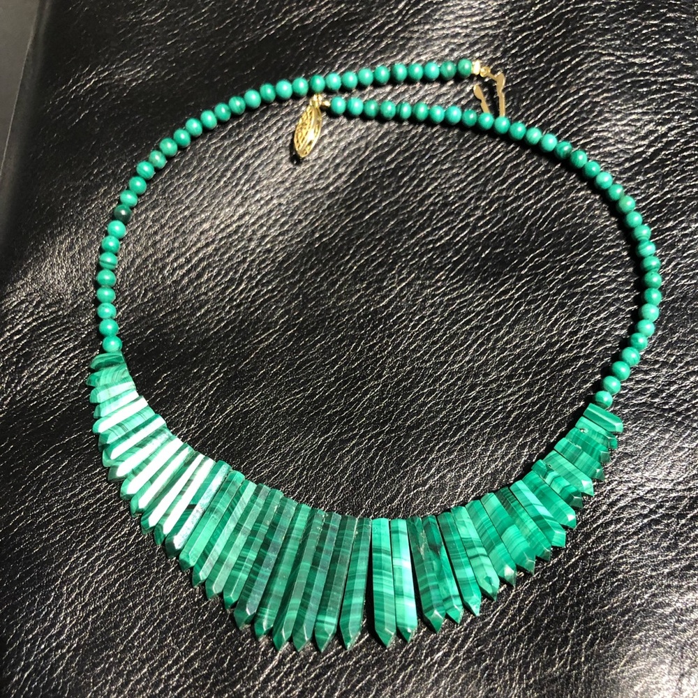 Vintage Malachite necklace